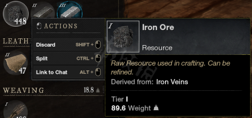 Where is the iron ore collected in New World Introduction to Iron Ore Collection Methods